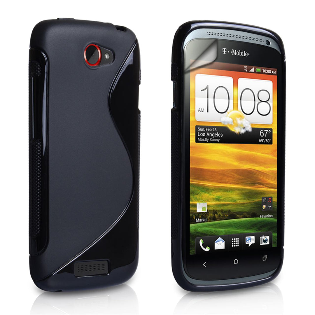 YouSave Accessories Caseflex HTC One S S-Line Case - Black
