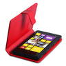 Yousave Accessories Nokia Lumia 1020 Leather-Effect Wallet - Red