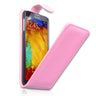 Yousave Accessories Samsung Galaxy Note 3 Leather-Effect Flip Case - Baby Pink