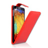 Samsung Galaxy Note 3 Leather-Effect Flip Case - Red