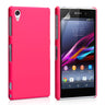 Yousave Accessories Sony Xperia Z1 Hard Hybrid Case - Hot Pink