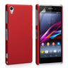 Yousave Accessories Sony Xperia Z1 Hard Hybrid Case - Red