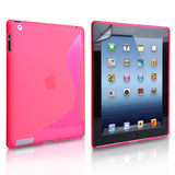 Caseflex iPad 3 S-Line Silicone Gel Case - Pink