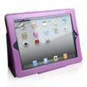 Caseflex Ipad 3 Leather-Effect Stand Case - Purple