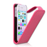 Yousave Accessories Iphone 4 And 4s Leather-Effect Flip Case - Hot Pink