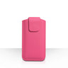 Caseflex Small Textured Leather-Effect Pouch - Hot Pink
