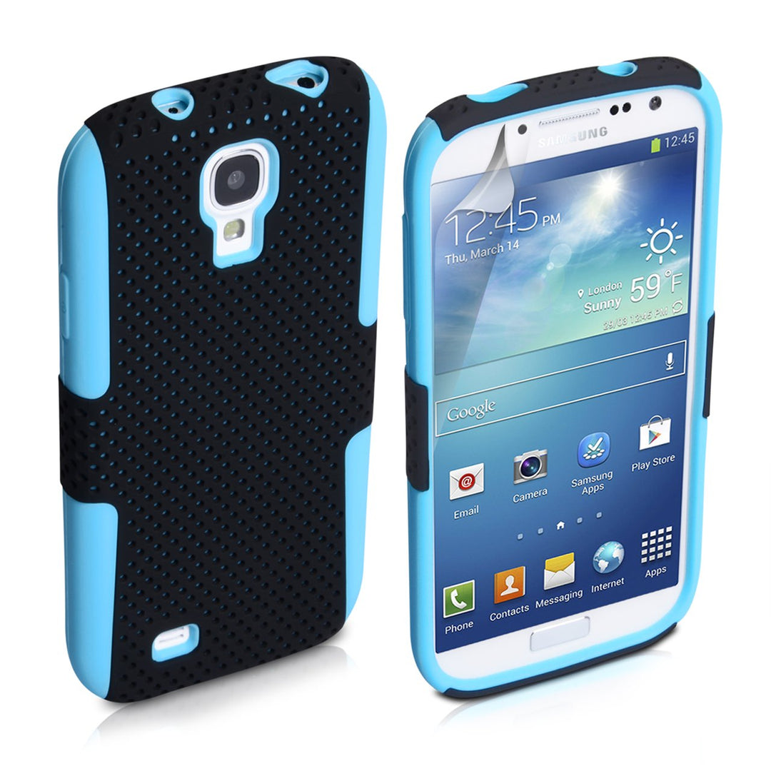 YouSave Accessories Samsung Galaxy S4 Silicone Mesh Case - Blue 