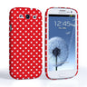 Caseflex Samsung Galaxy S3 Cute Hearts Red And White Case