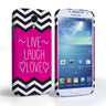 Caseflex Samsung Galaxy S4 Live Laugh Love Heart Case