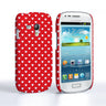 Caseflex Samsung Galaxy S3 Mini Cute Hearts Red And White Case