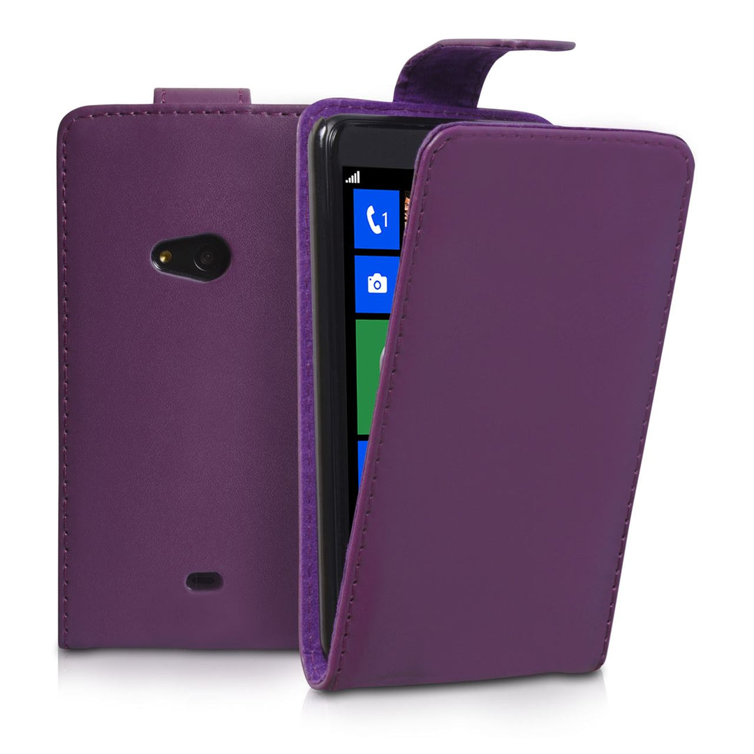 YouSave Accessories Nokia Lumia 625 Leather Effect Flip Case - Purple