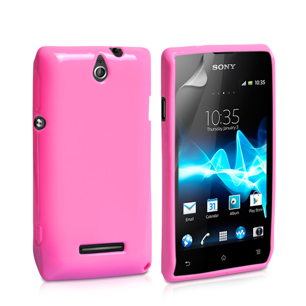 YouSave Accessories Sony Xperia E TPU Gel Case - Pink