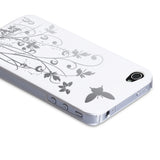 YouSave Accessories iPhone 5 / 5S White Butterfly IMD Hard Case