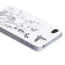 YouSave Accessories iPhone 5 and 5s Butterfly IMD Hard Case - White