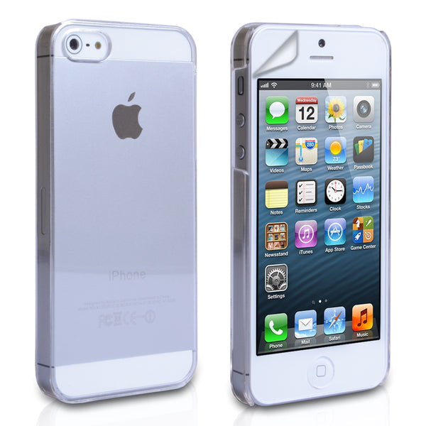 YouSave Accessories Phone 5 / 5S Hard Back Case - Crystal Clear