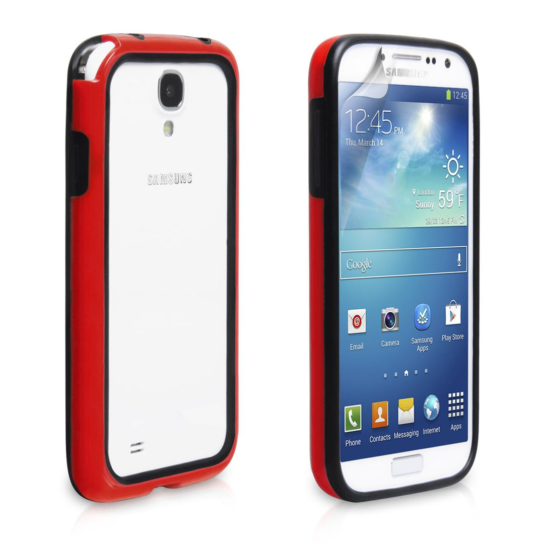 YouSave Accessories Samsung Galaxy S4 Bumper Case - Red