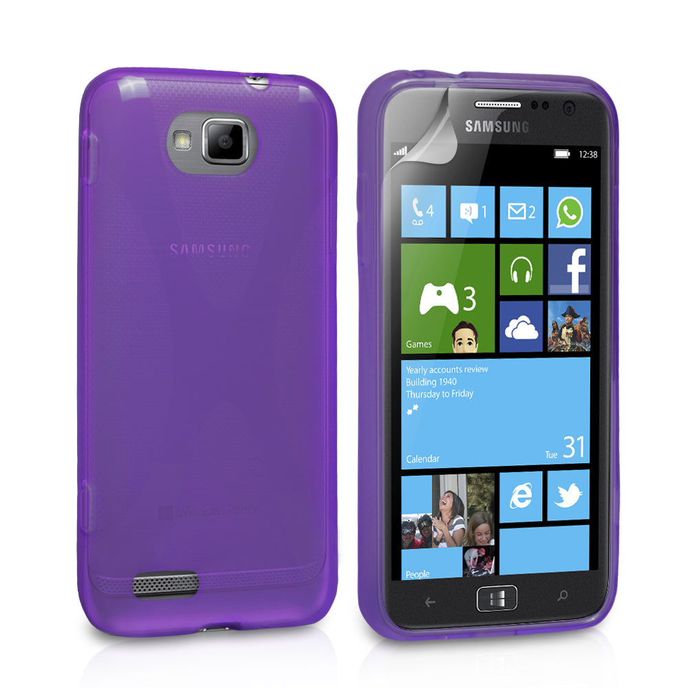 YouSave Accessories Samsung Ativ S Purple X-Line Case