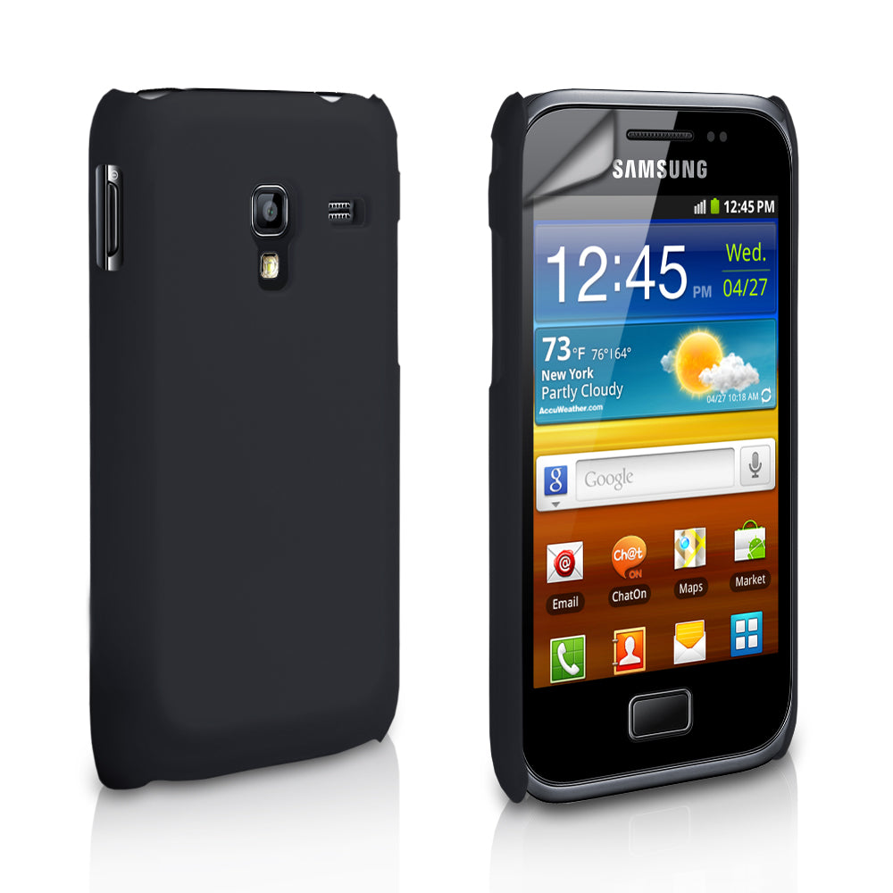YouSave Accessories Samsung Galaxy Ace Plus Hybrid Case - Black