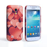 Caseflex Samsung Galaxy S4 Mini Red Shimmering Hearts Case