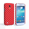 Caseflex Samsung Galaxy S4 Mini Cute Hearts Red And White Case