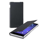 Roxfit Standing Book Case for Sony Xperia Z2 - Carbon Black
