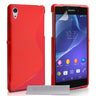 Caseflex Sony Xperia Z2 Silicone Gel S-Line Case - Red