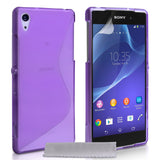 Caseflex Sony Xperia Z2 Silicone Gel S-Line Case - Purple