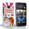 Caseflex HTC One 'Best Mum In The World’ Personalised Hard Case – Pink