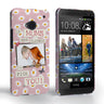 Caseflex HTC One ‘If Mums Were Flowers’ Personalised Hard Case – Pink