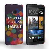 Caseflex HTC One Vodka Dance Quote Hard Case – Purple
