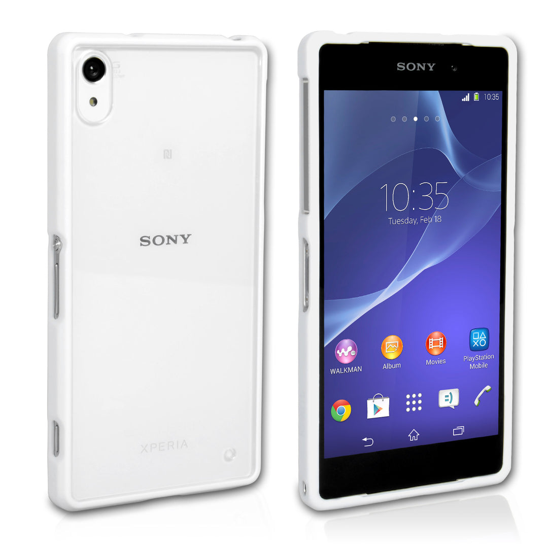 Roxfit Rubber Hard Case for Sony Xperia Z2 - Polar White