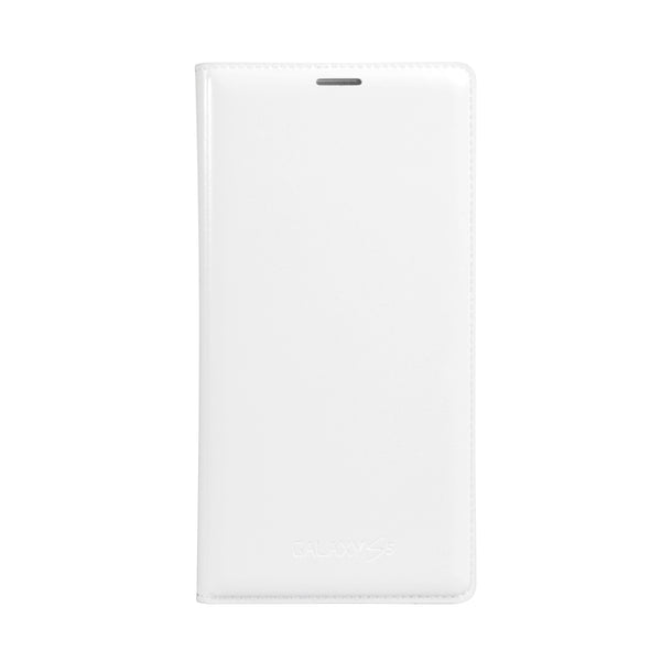 Official Samsung Galaxy S5 Flip Wallet Cover - White
