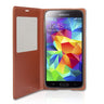Official Samsung Galaxy S5 S View Cover - Rose Gold