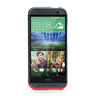 Official HTC One M8 Double Dip Hard Shell Case - Grey-Red