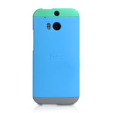 Official HTC One M8 Double Dip Hard Shell Case - Green / Blue