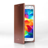 Official Samsung Galaxy S5 Flip Wallet Cover - Rose Gold