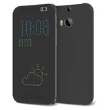 Official HTC One M8 Dot View Case - Grey