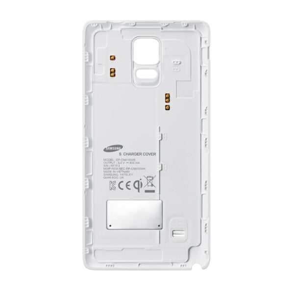 Official Samsung Galaxy Note 4 S Charger Case - White - Mobile Madhouse