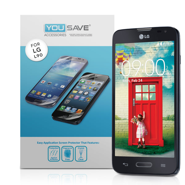 YouSave Accessories LG L90 Screen Protectors x5