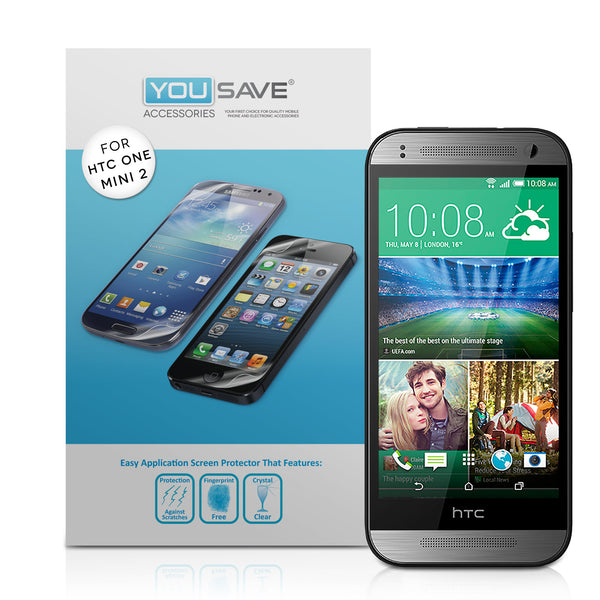 YouSave Accessories HTC One Mini 2 Screen Protectors x3