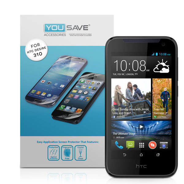 YouSave Accessories HTC Desire 310 Screen Protectors x5