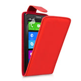 YouSave Accessories Nokia X Leather-Effect Flip Case - Red