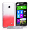 Yousave Accessories Nokia X Raindrop Hard Case - Red-Clear