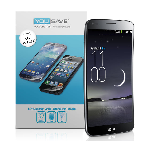 YouSave Accessories LG G Flex Screen Protectors x3