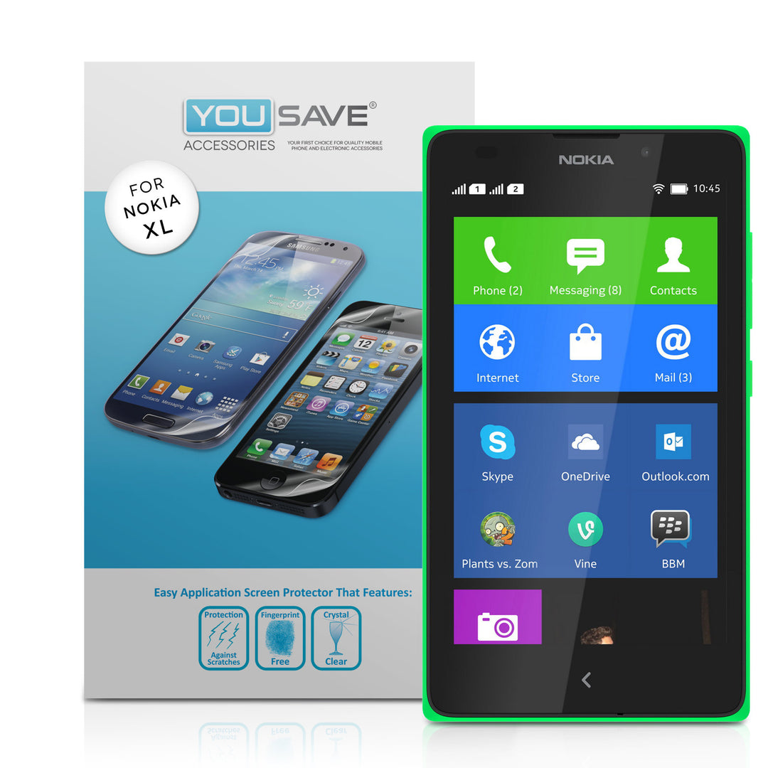 YouSave Accessories Nokia XL Screen Protectors x5