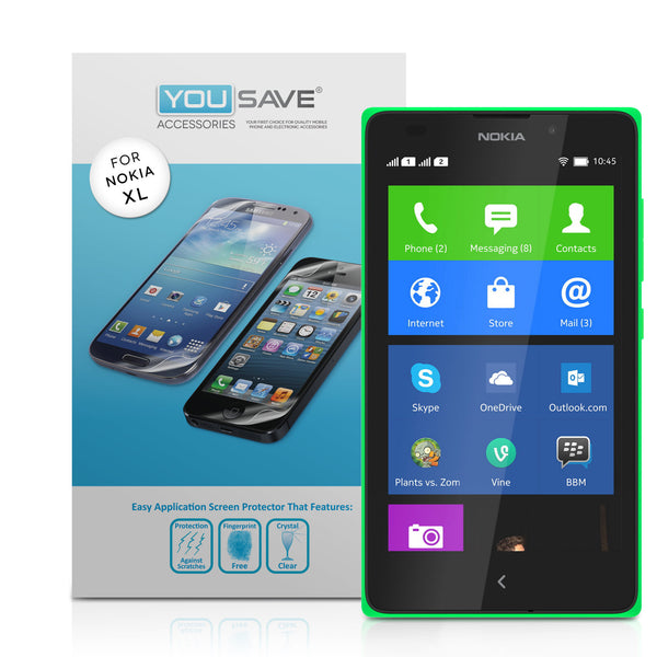 YouSave Accessories Nokia XL Screen Protectors x5