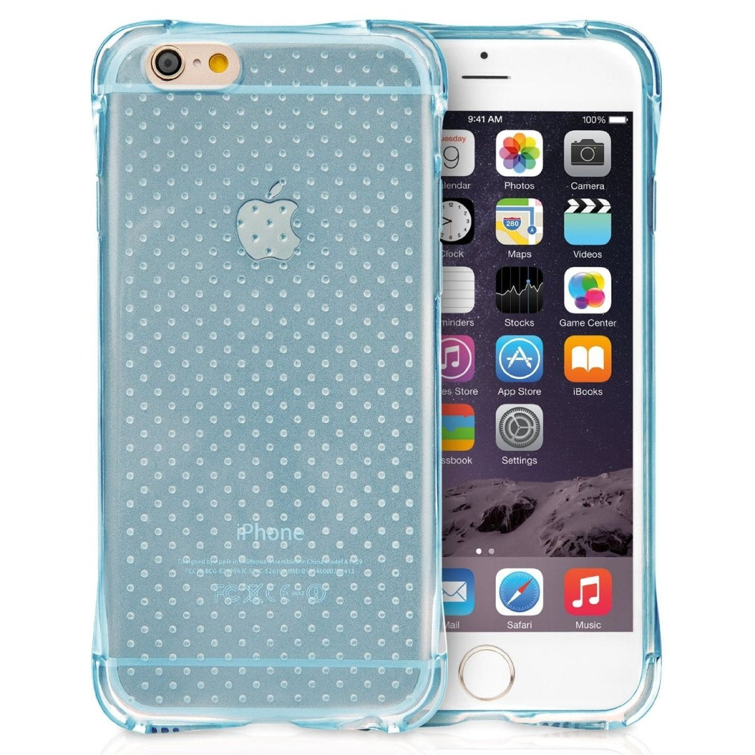 Yousave Accessories Iphone 6 And 6s Air Cushion Gel - Blue Case - Mobile Madhouse