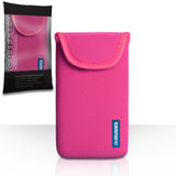 Caseflex Hot Pink Neoprene Pouch (L)