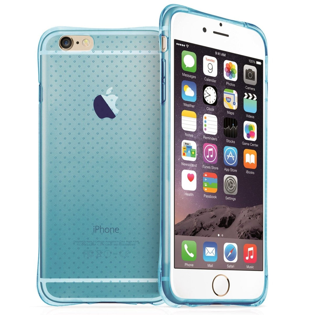 iPhone 6s Plus Air Cushion Gel Case - Blue - Mobile Madhouse
