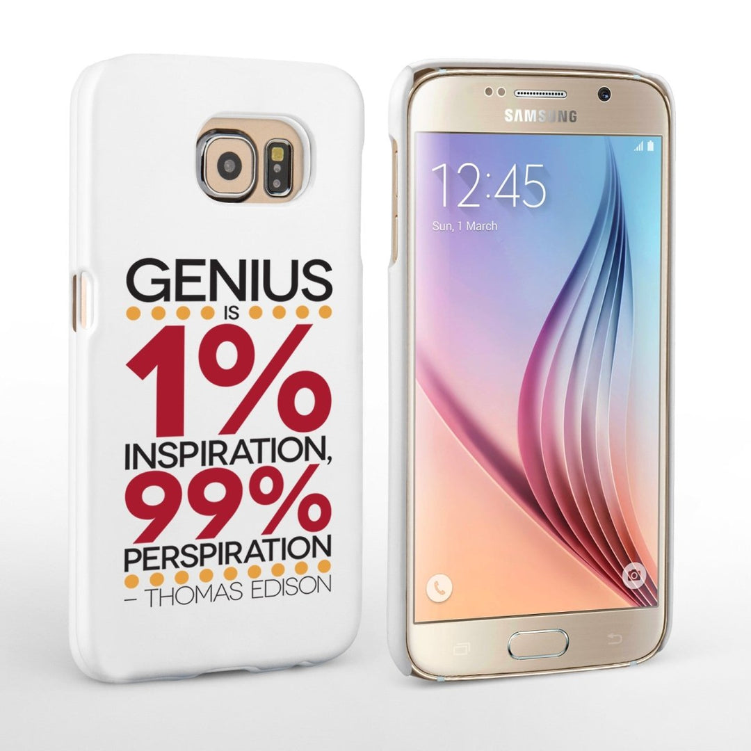Caseflex Samsung Galaxy S6 Thomas Edison Quote Case - Mobile Madhouse